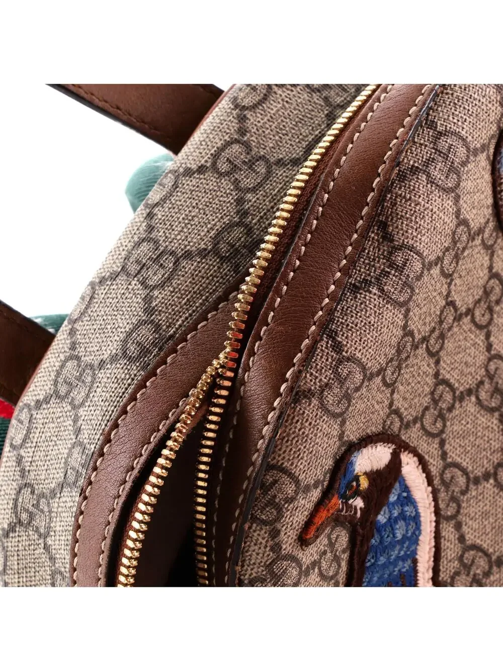 Gucci Zip Pocket Backpack Embroidered #249848G10B